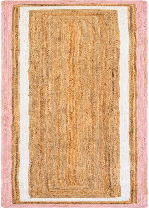 2' 7 x 12' Handmade Braided Jute Runner Rug