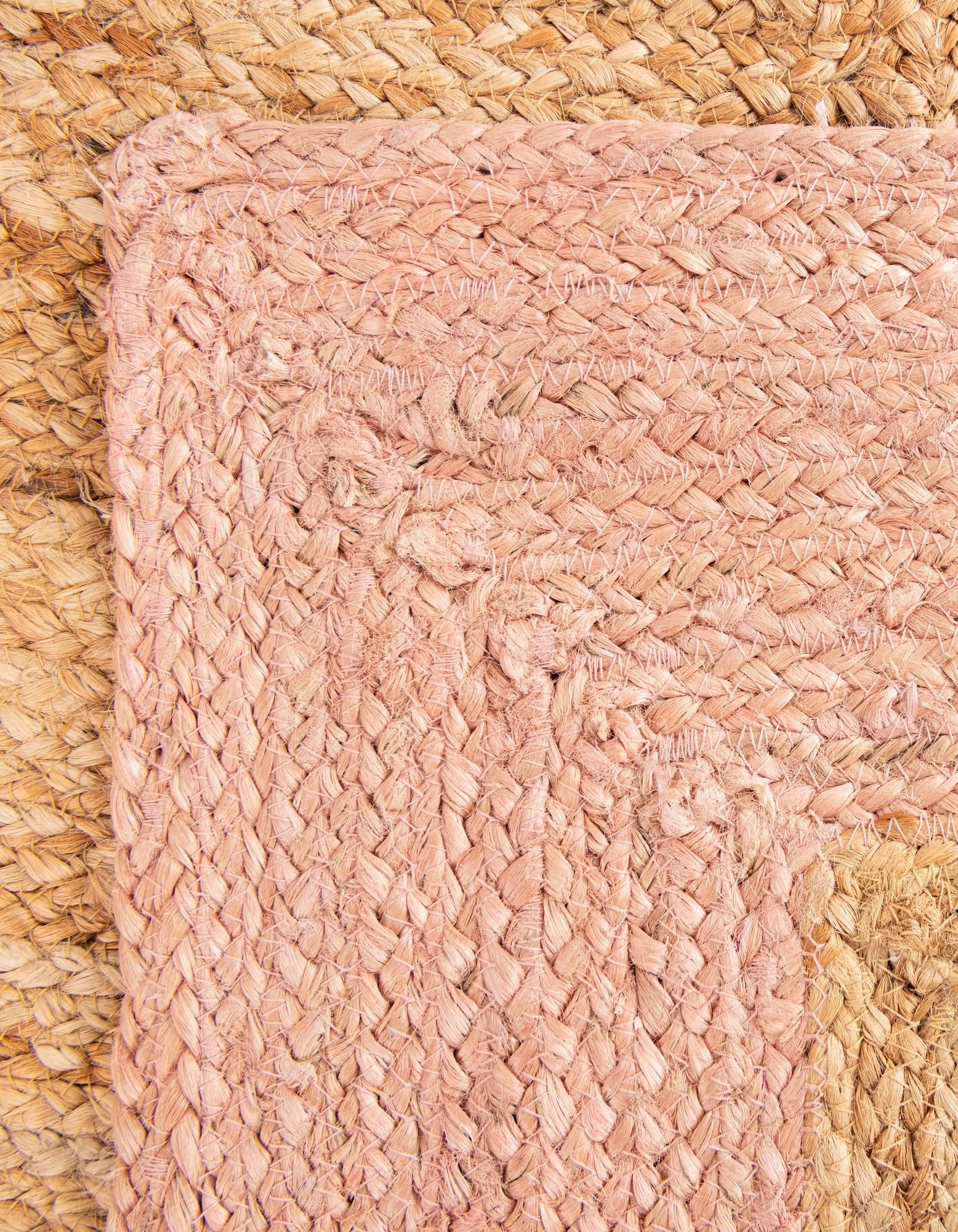 2' x 6' 1 Handmade Braided Jute Runner Rug