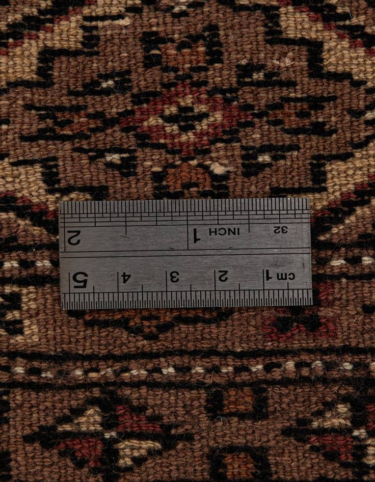 Detail image of 4' 3 x 5' 10  Hand Knotted Bokhara Oriental Wool Rug