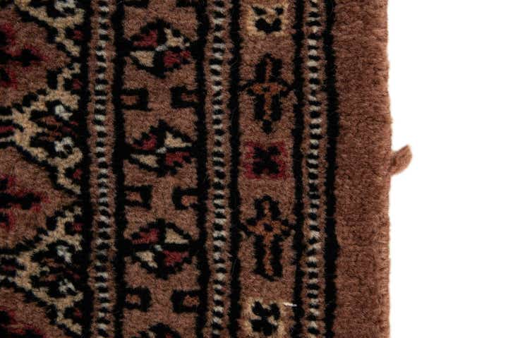 4' 3 x 5' 10 Hand Knotted Bokhara Oriental Wool Rug