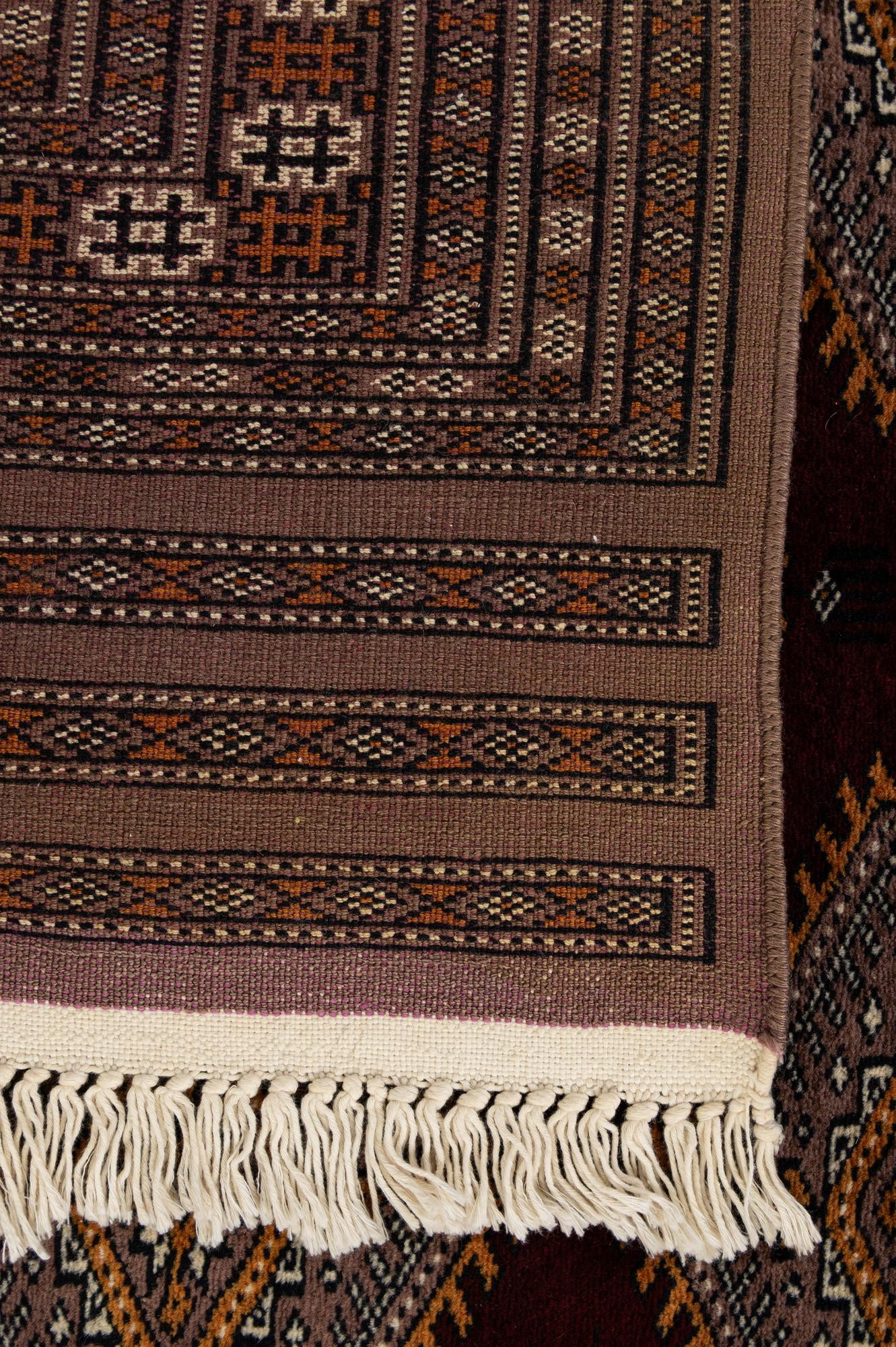 4' 3 x 6' Hand Knotted Bokhara Oriental Wool Rug