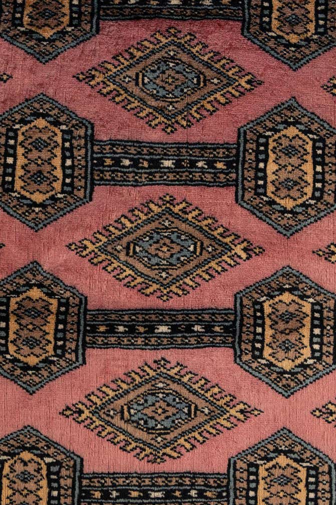 4' 2 x 6' 4 Hand Knotted Bokhara Oriental Wool Rug