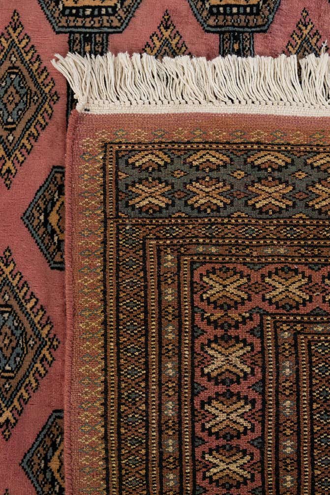 4' 2 x 6' 4 Hand Knotted Bokhara Oriental Wool Rug