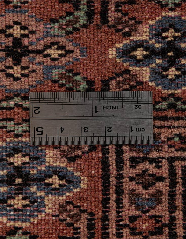 Detail image of 4' 3 x 6'  Hand Knotted Bokhara Oriental Wool Rug