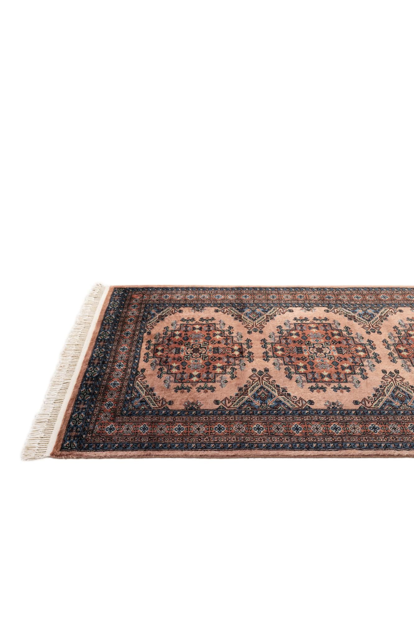 4' 3 x 6' Hand Knotted Bokhara Oriental Wool Rug