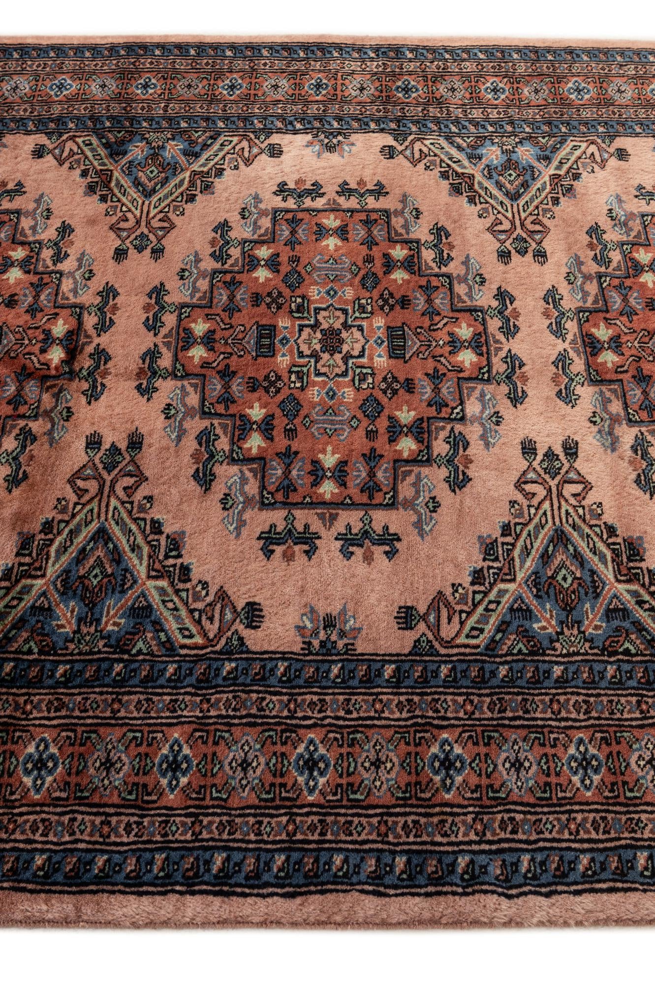 4' 3 x 6' Hand Knotted Bokhara Oriental Wool Rug