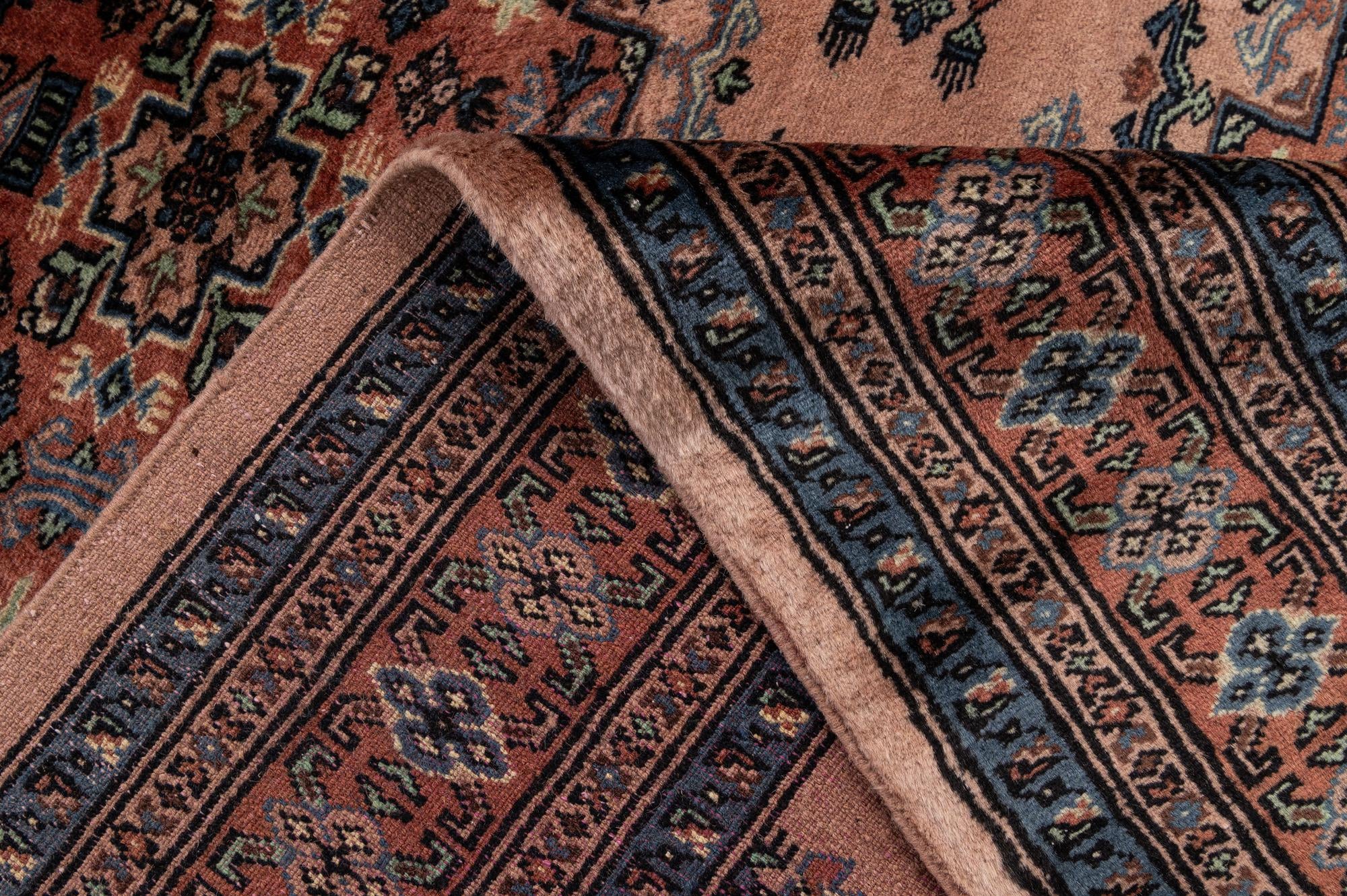 4' 3 x 6' Hand Knotted Bokhara Oriental Wool Rug