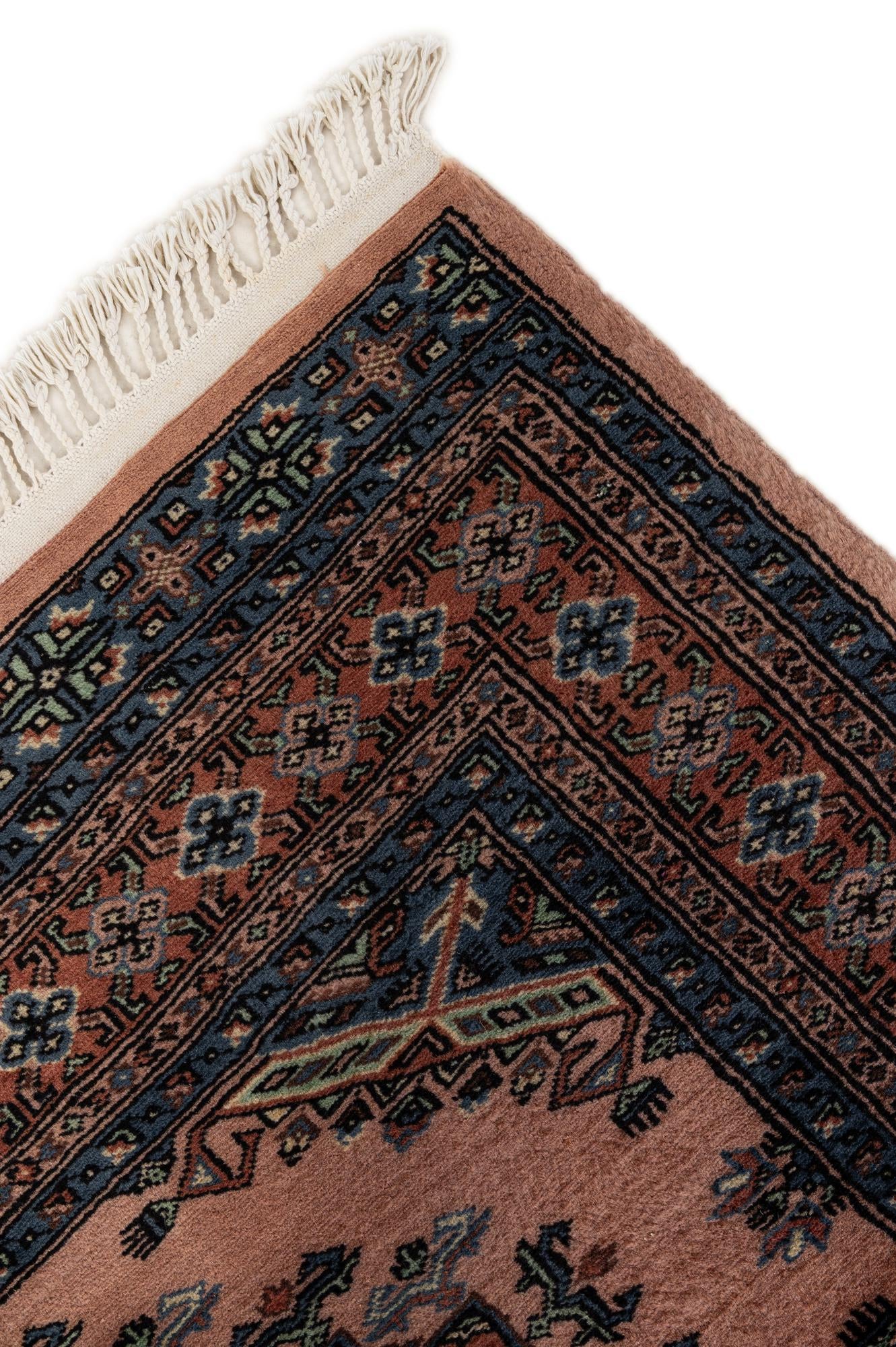 4' 3 x 6' Hand Knotted Bokhara Oriental Wool Rug