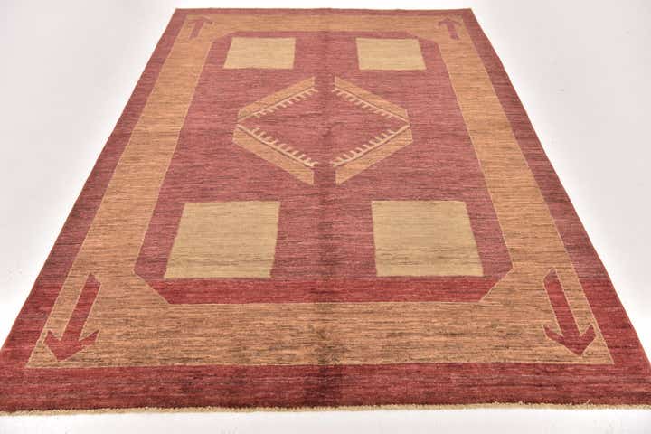 170cm x 235cm Handgeknüpft Kashkuli Gabbeh Wolle Teppich