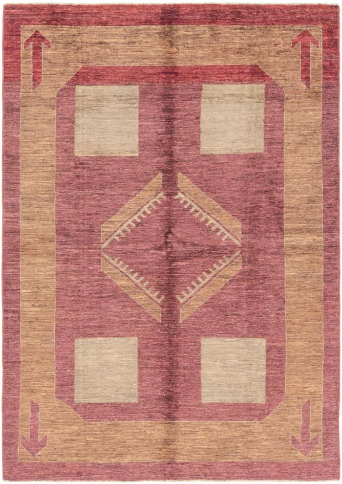 Detailansicht von 170cm x 235cm Handgeknüpft Kashkuli Gabbeh Wolle Teppich