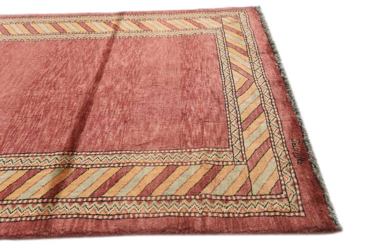 Detail image of 3' 2 x 5' 2 Hand Knotted Kashkuli Gabbeh Oriental Wool Rug