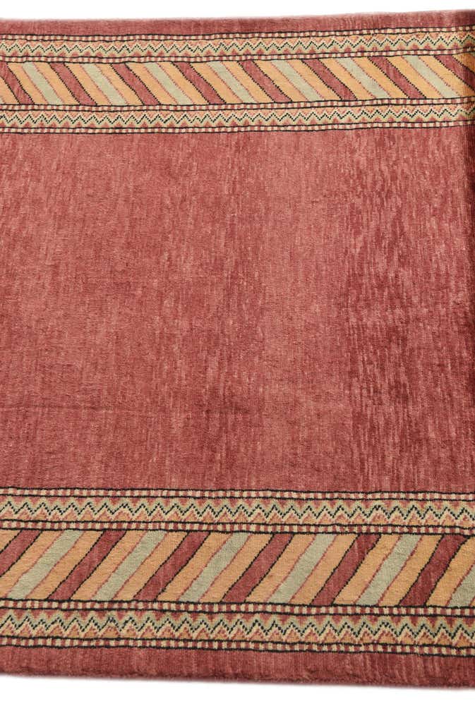 3' 2 x 5' 2 Hand Knotted Kashkuli Gabbeh Oriental Wool Rug