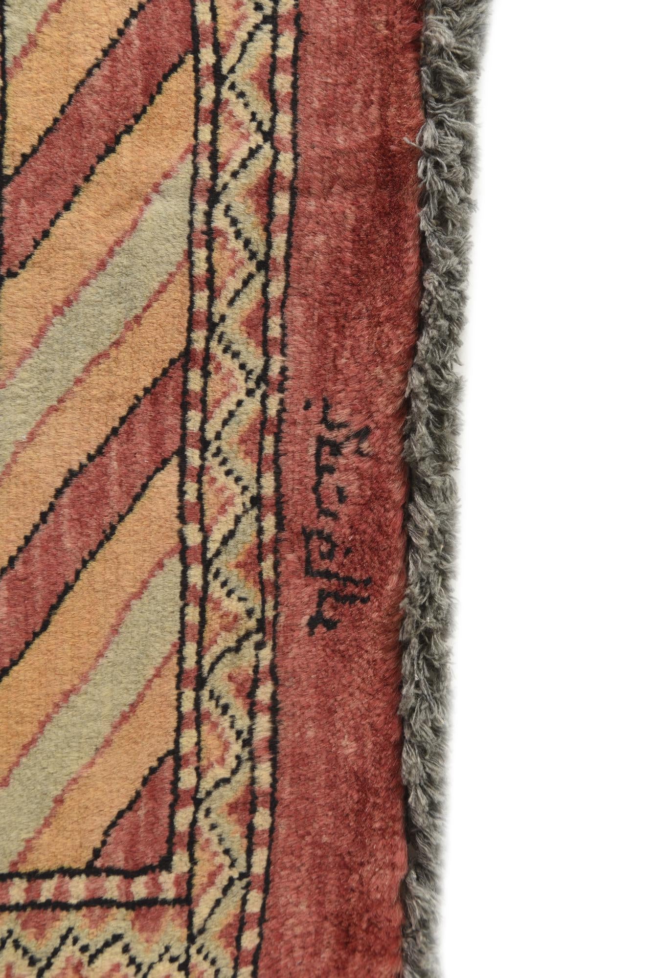 3' 2 x 5' 2 Hand Knotted Kashkuli Gabbeh Oriental Wool Rug