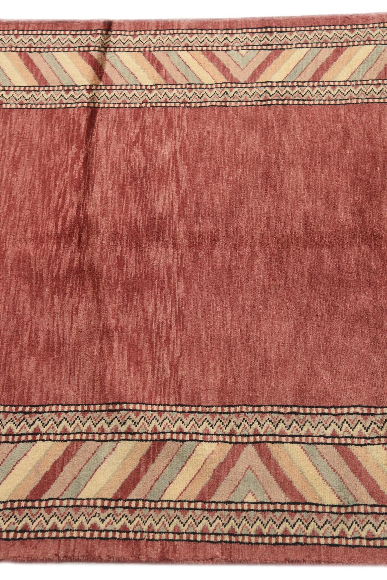 3' 2 x 5' 3 Hand Knotted Kashkuli Gabbeh Oriental Wool Rug