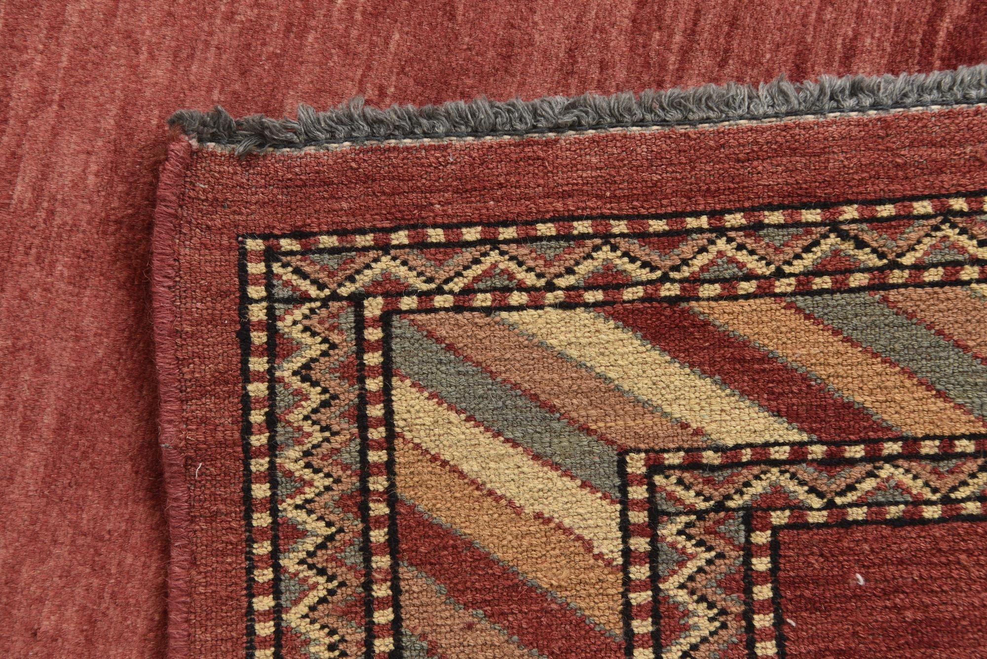 3' 2 x 5' 3 Hand Knotted Kashkuli Gabbeh Oriental Wool Rug