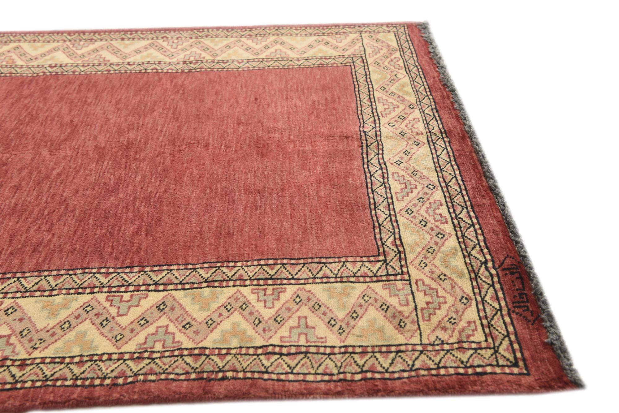 3' 2 x 5' 8 Hand Knotted Kashkuli Gabbeh Oriental Wool Rug