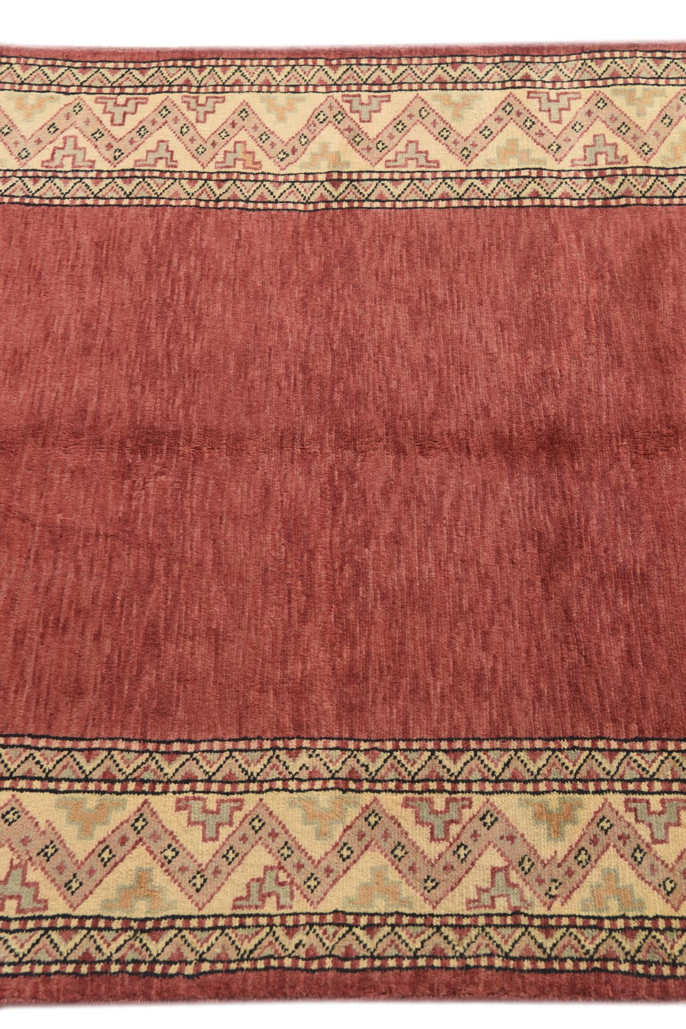 3' 2 x 5' 8 Hand Knotted Kashkuli Gabbeh Oriental Wool Rug