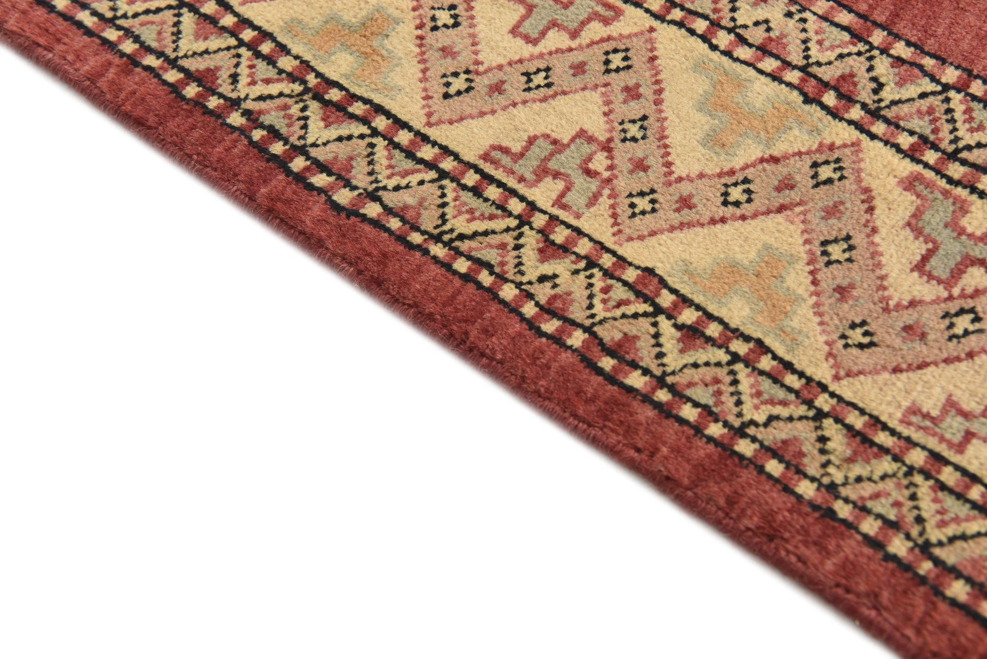 3' 2 x 5' 8 Hand Knotted Kashkuli Gabbeh Oriental Wool Rug