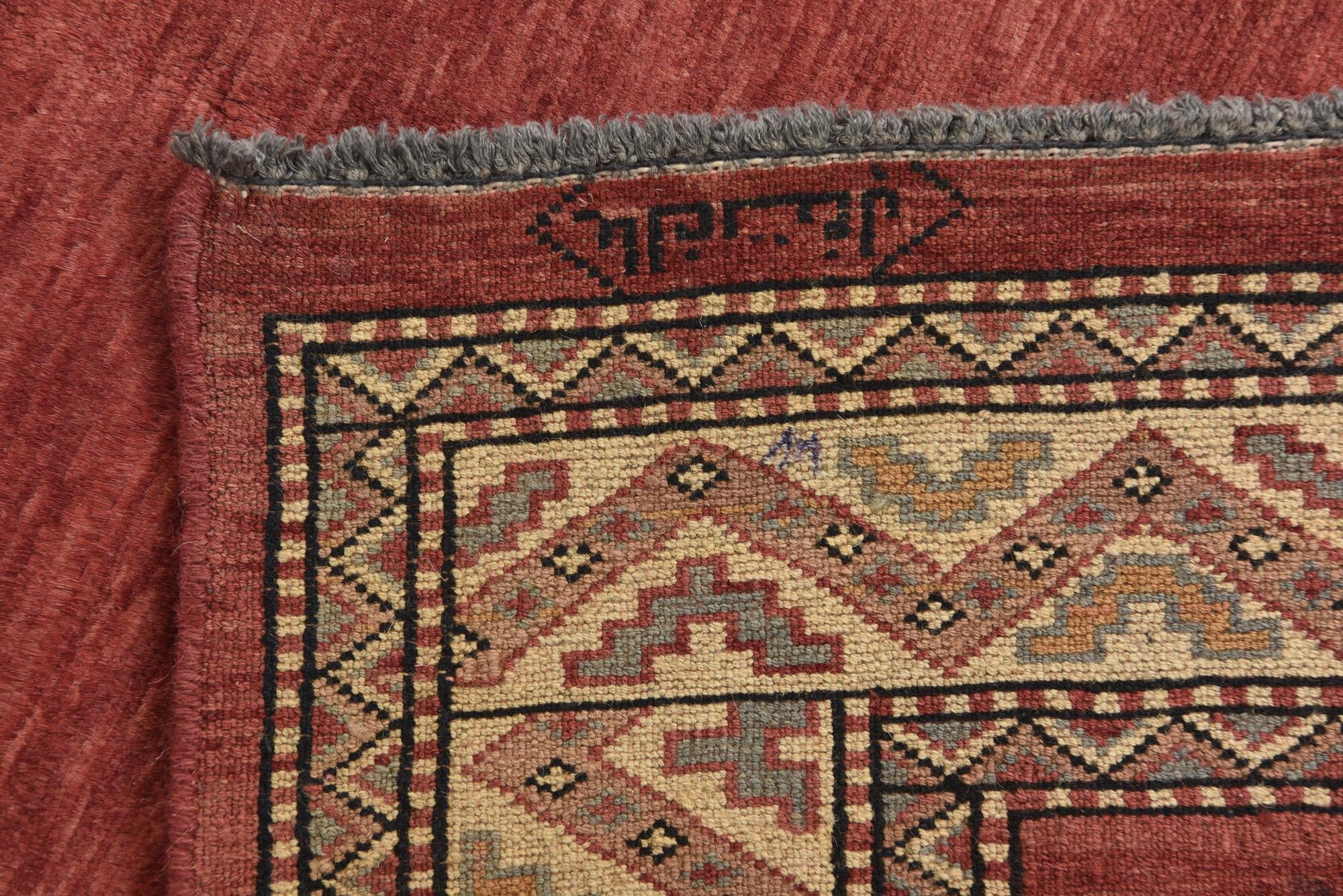 3' 2 x 5' 8 Hand Knotted Kashkuli Gabbeh Oriental Wool Rug