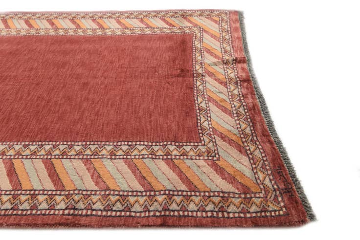 Detail image of 3' 2 x 5' 1 Hand Knotted Kashkuli Gabbeh Oriental Wool Rug