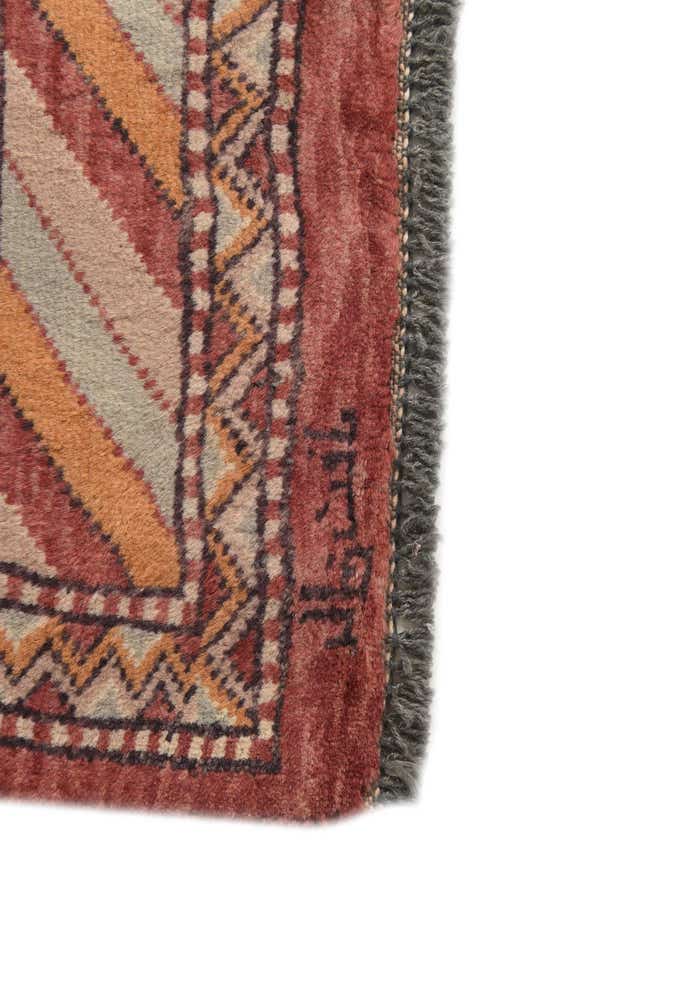 3' 2 x 5' 1 Hand Knotted Kashkuli Gabbeh Oriental Wool Rug