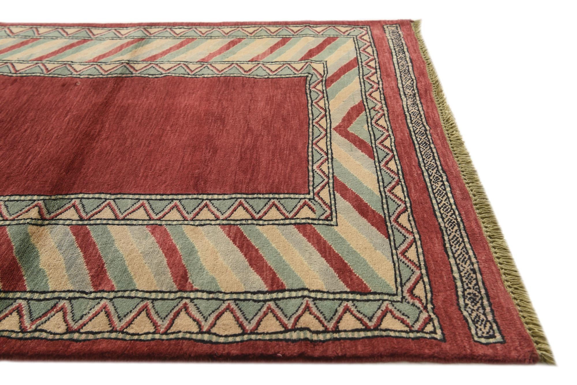 3' 2 x 5' 1 Hand Knotted Kashkuli Gabbeh Oriental Wool Rug