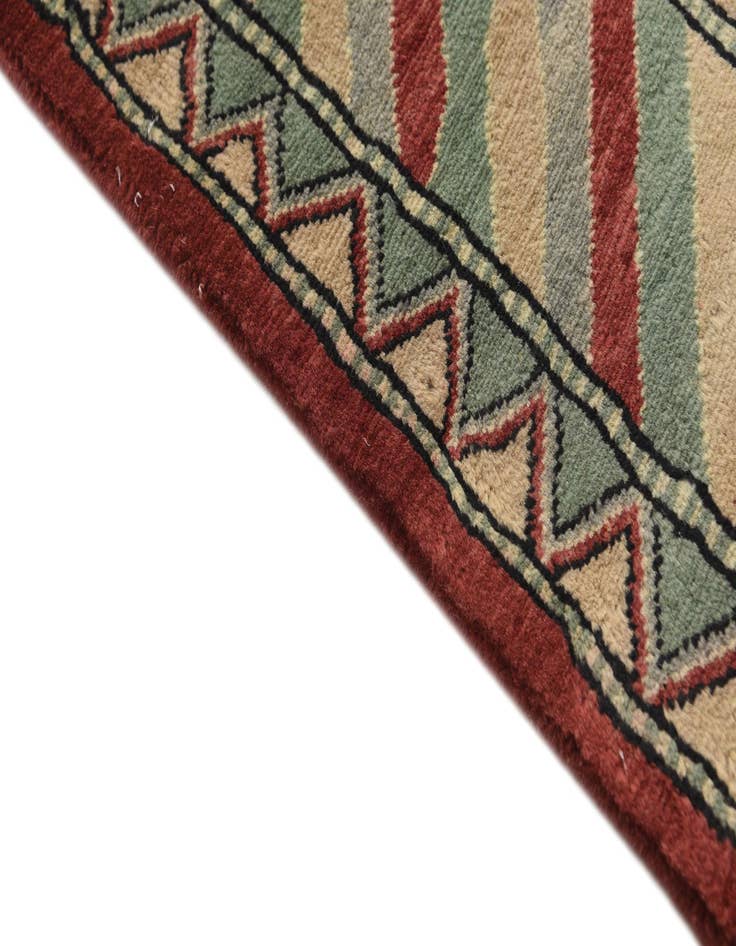 Detail image of 3' 2 x 5' 1  Hand Knotted Kashkuli Gabbeh Oriental Wool Rug