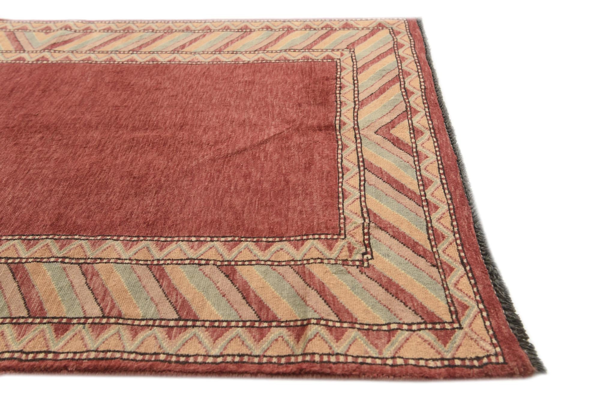 3' 2 x 5' 2 Hand Knotted Kashkuli Gabbeh Oriental Wool Rug