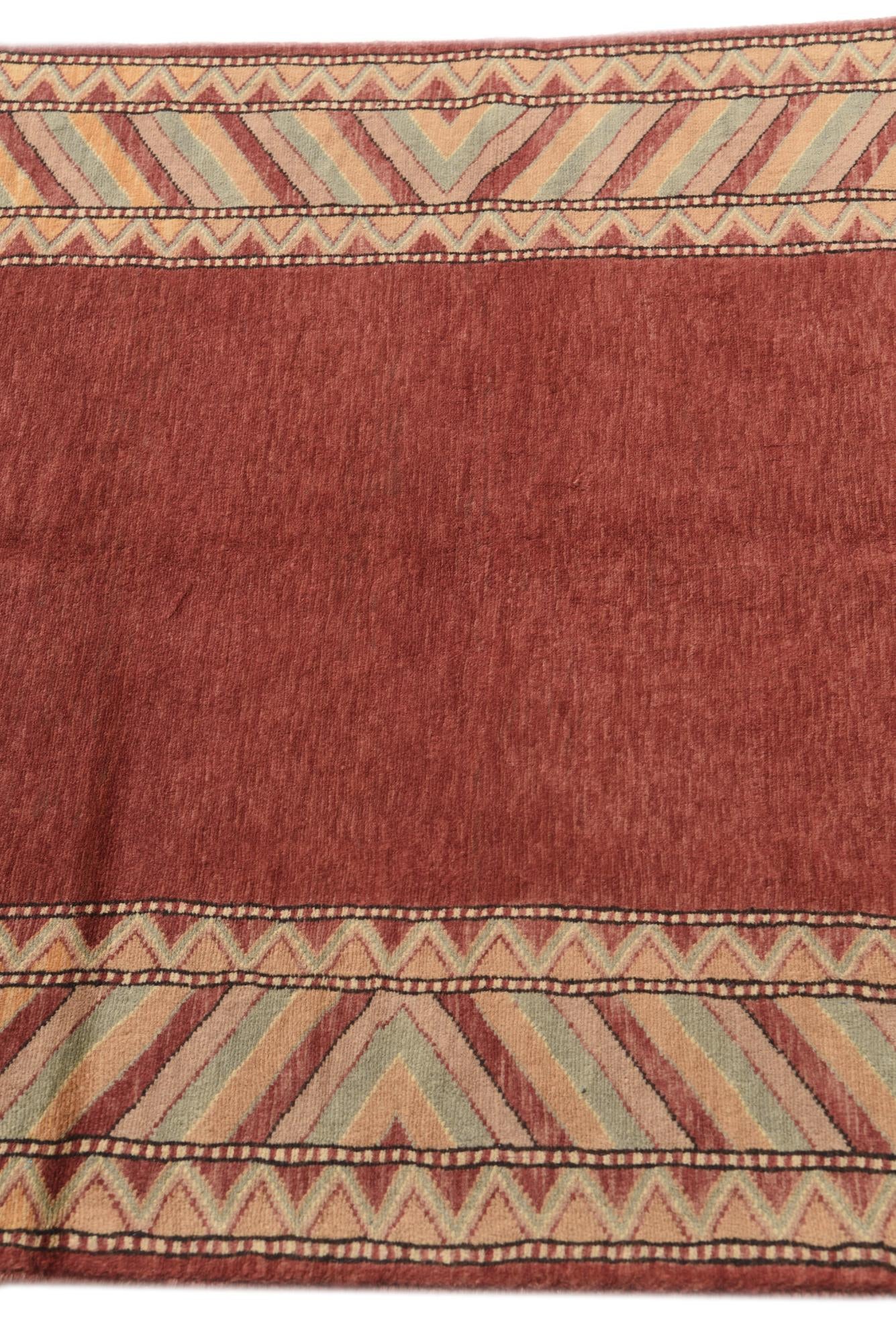 3' 2 x 5' 2 Hand Knotted Kashkuli Gabbeh Oriental Wool Rug