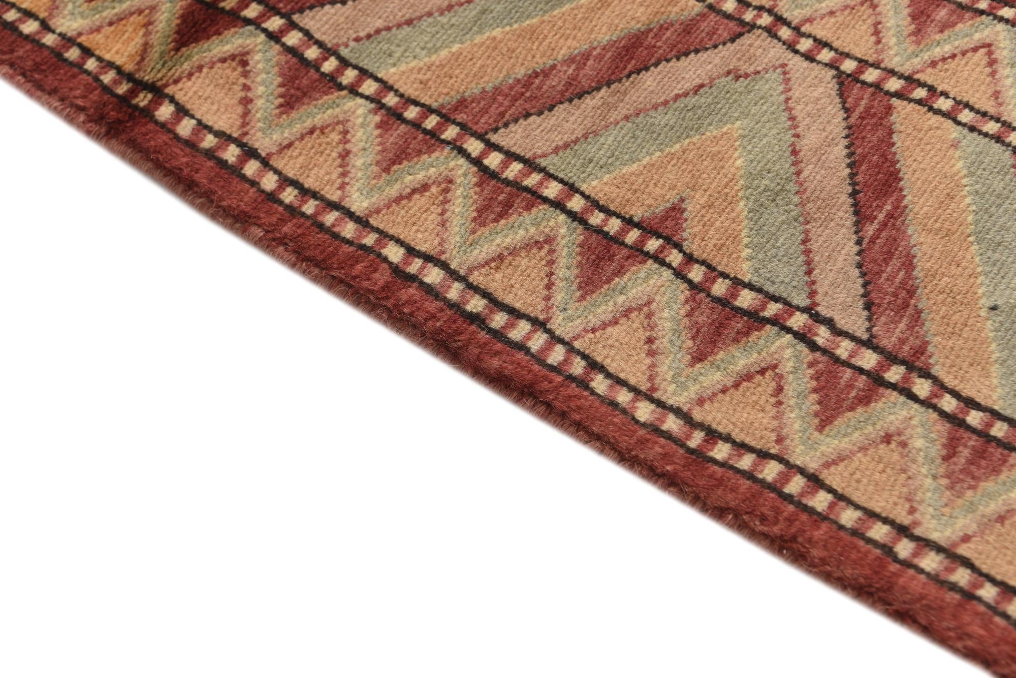 3' 2 x 5' 2 Hand Knotted Kashkuli Gabbeh Oriental Wool Rug