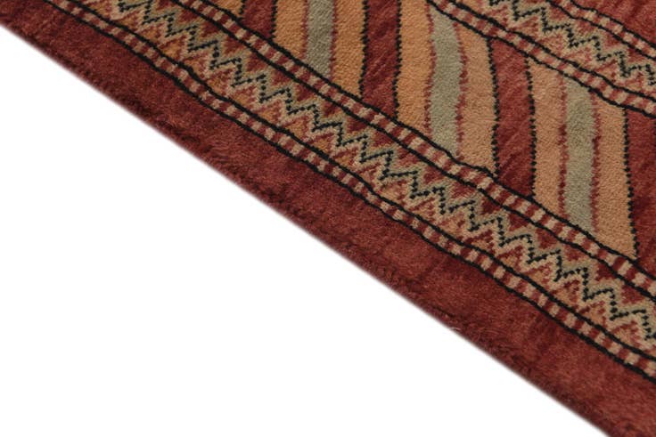 Detail image of 3' 2 x 5' 1 Hand Knotted Kashkuli Gabbeh Oriental Wool Rug