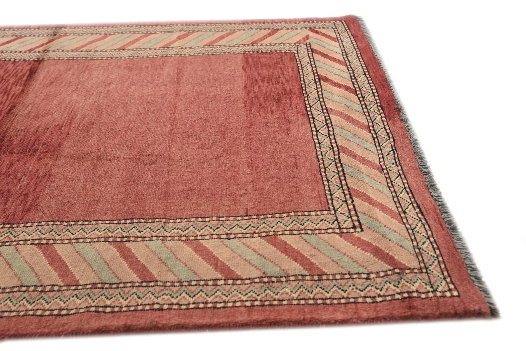 3' 2 x 5' 7 Hand Knotted Kashkuli Gabbeh Oriental Wool Rug