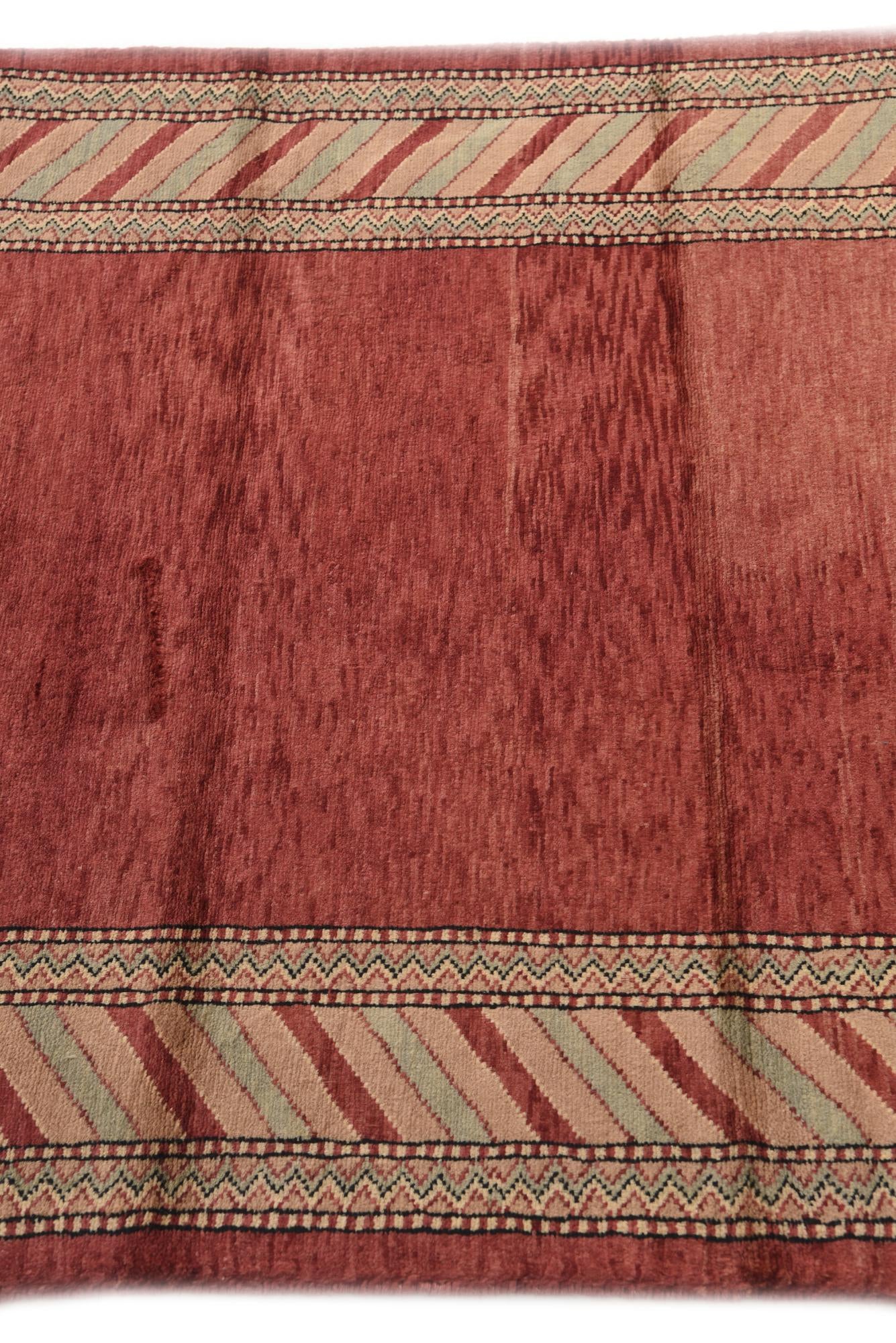 3' 2 x 5' 7 Hand Knotted Kashkuli Gabbeh Oriental Wool Rug