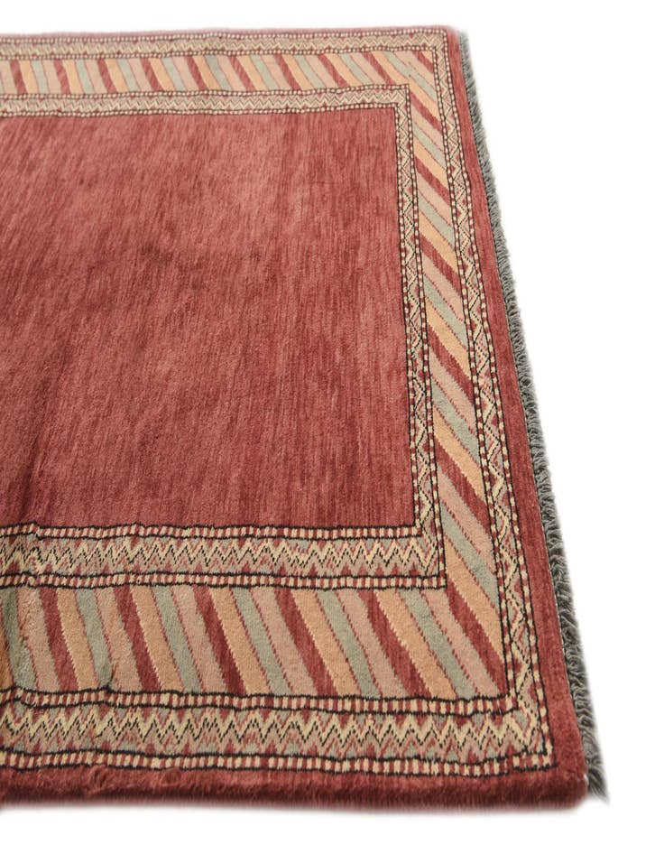 Detail image of 3' 3 x 5' 2  Hand Knotted Kashkuli Gabbeh Oriental Wool Rug