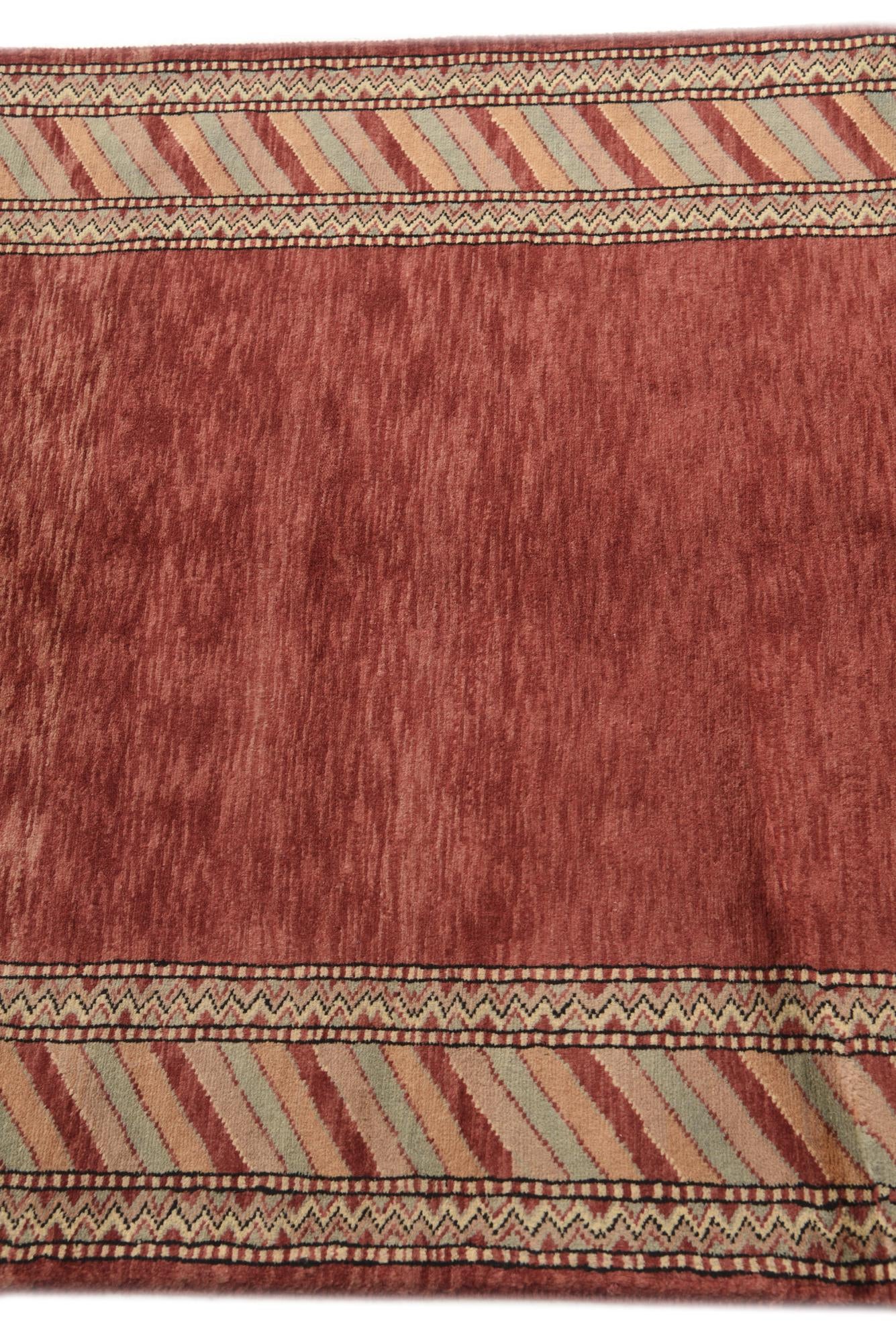 3' 3 x 5' 2 Hand Knotted Kashkuli Gabbeh Oriental Wool Rug