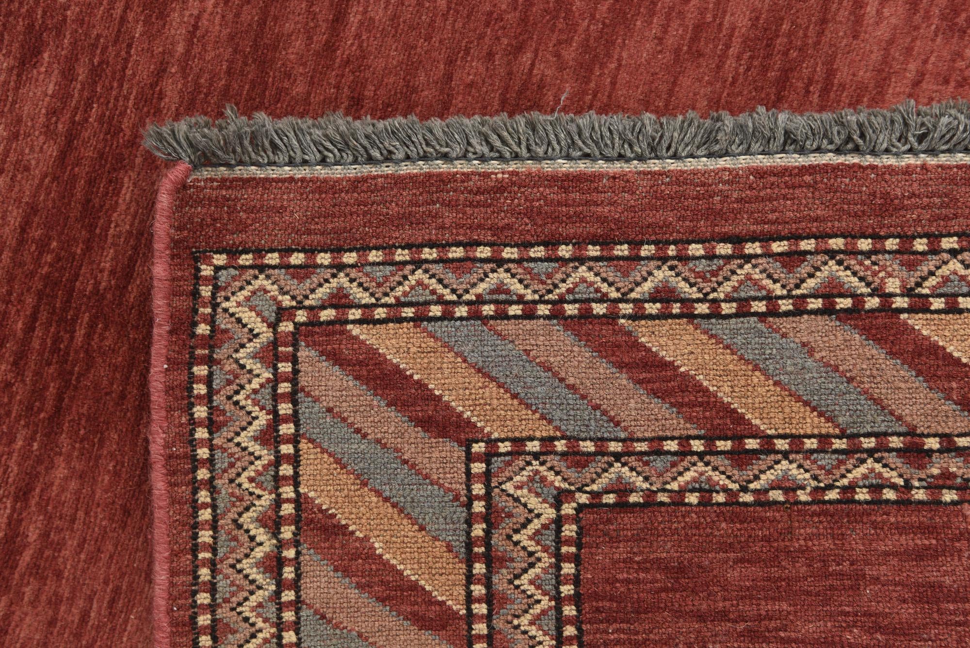 3' 3 x 5' 2 Hand Knotted Kashkuli Gabbeh Oriental Wool Rug