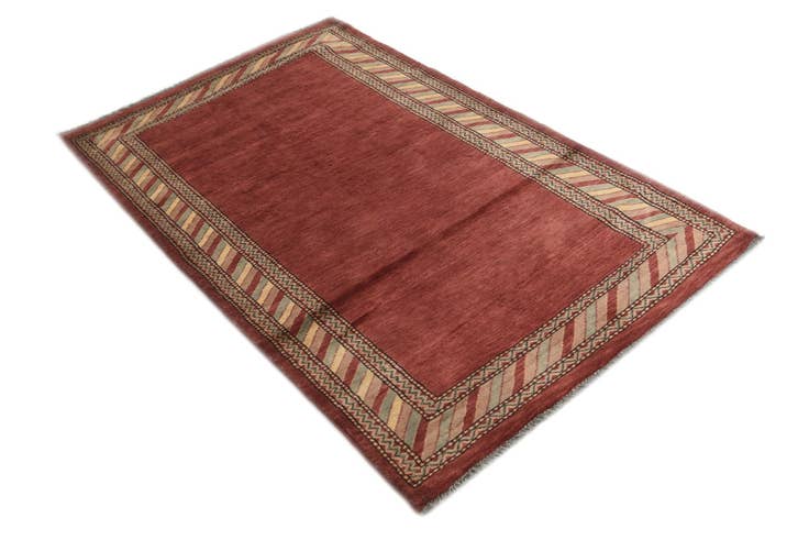 Detail image of 3' 3 x 5' 5 Hand Knotted Kashkuli Gabbeh Oriental Wool Rug