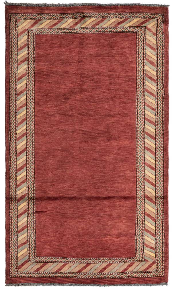 3' 3 x 5' 5 Hand Knotted Kashkuli Gabbeh Oriental Wool Rug