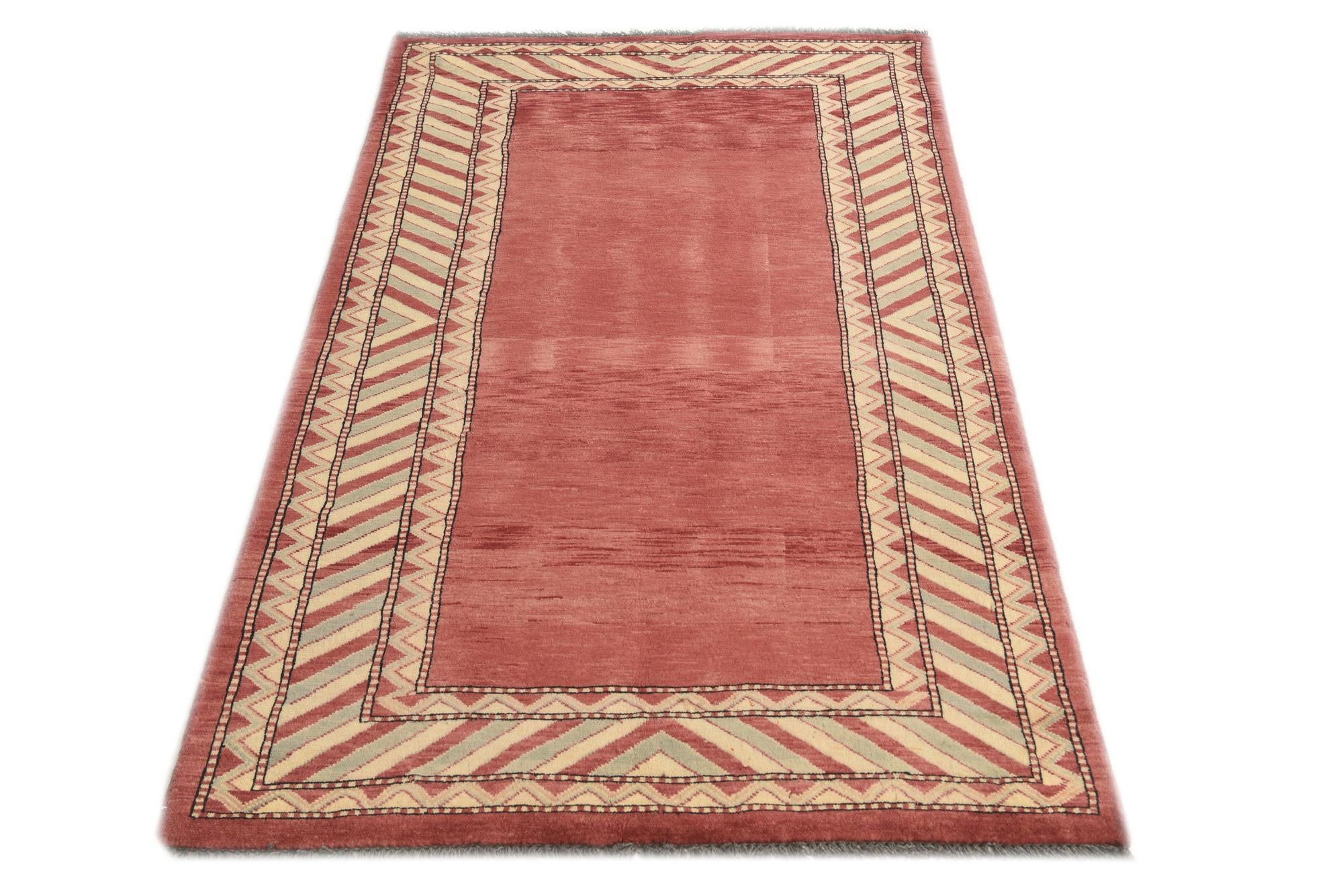 3' 2 x 5' 2 Hand Knotted Kashkuli Gabbeh Oriental Wool Rug