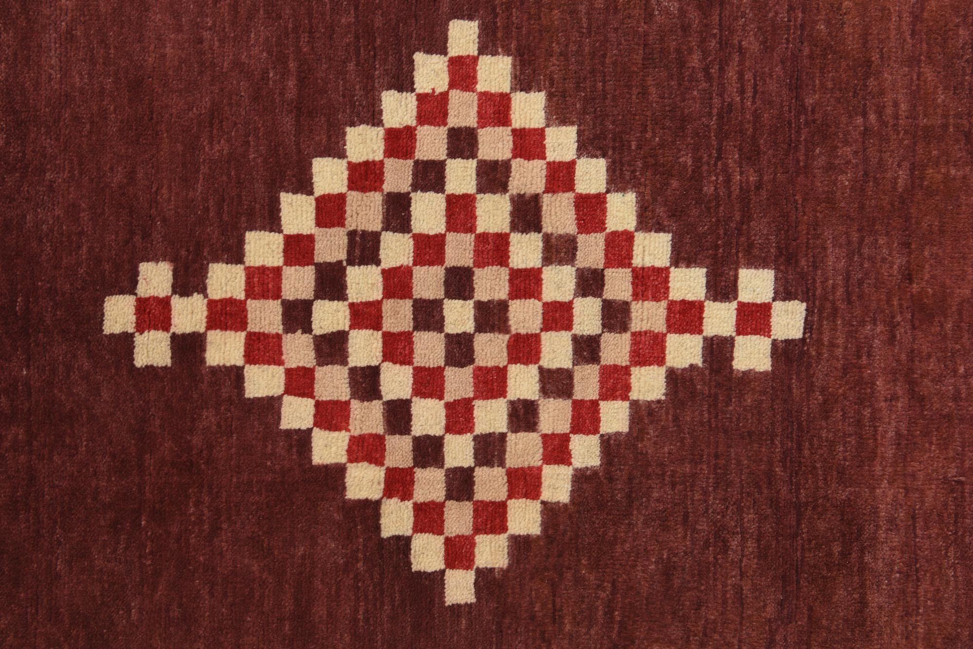 3' 1 x 4' 10 Hand Knotted Kashkuli Gabbeh Oriental Wool Rug