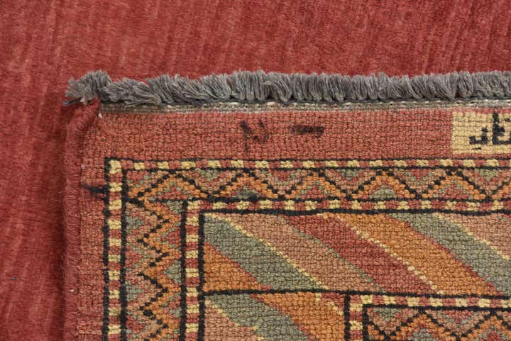 3' 2 x 4' 10 Hand Knotted Kashkuli Gabbeh Oriental Wool Rug