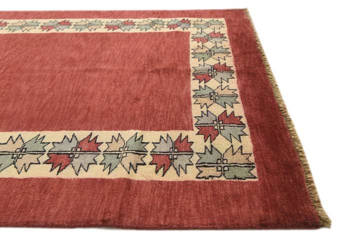 4' x 6' 4 Hand Knotted Kashkuli Gabbeh Oriental Wool Rug