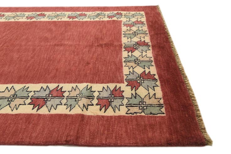 Detail image of 4' x 6' 4 Hand Knotted Kashkuli Gabbeh Oriental Wool Rug