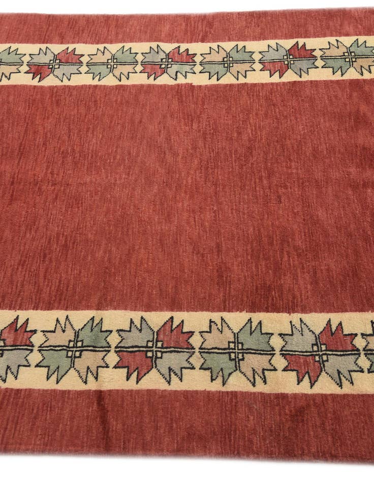 Detail image of 4' x 6' 4 Hand Knotted Kashkuli Gabbeh Oriental Wool Rug