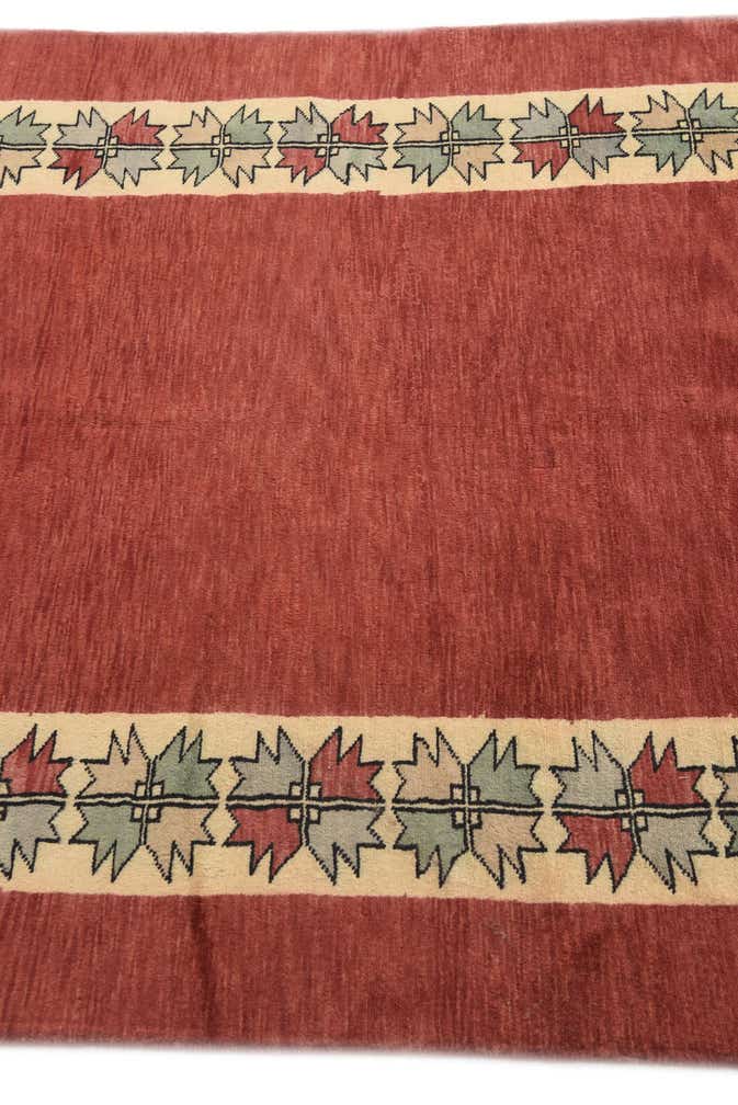 4' x 6' 4 Hand Knotted Kashkuli Gabbeh Oriental Wool Rug