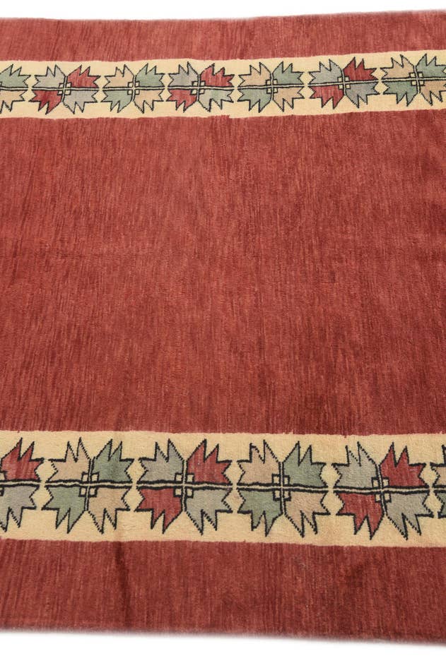 Detail image of 4' x 6' 4 Hand Knotted Kashkuli Gabbeh Oriental Wool Rug