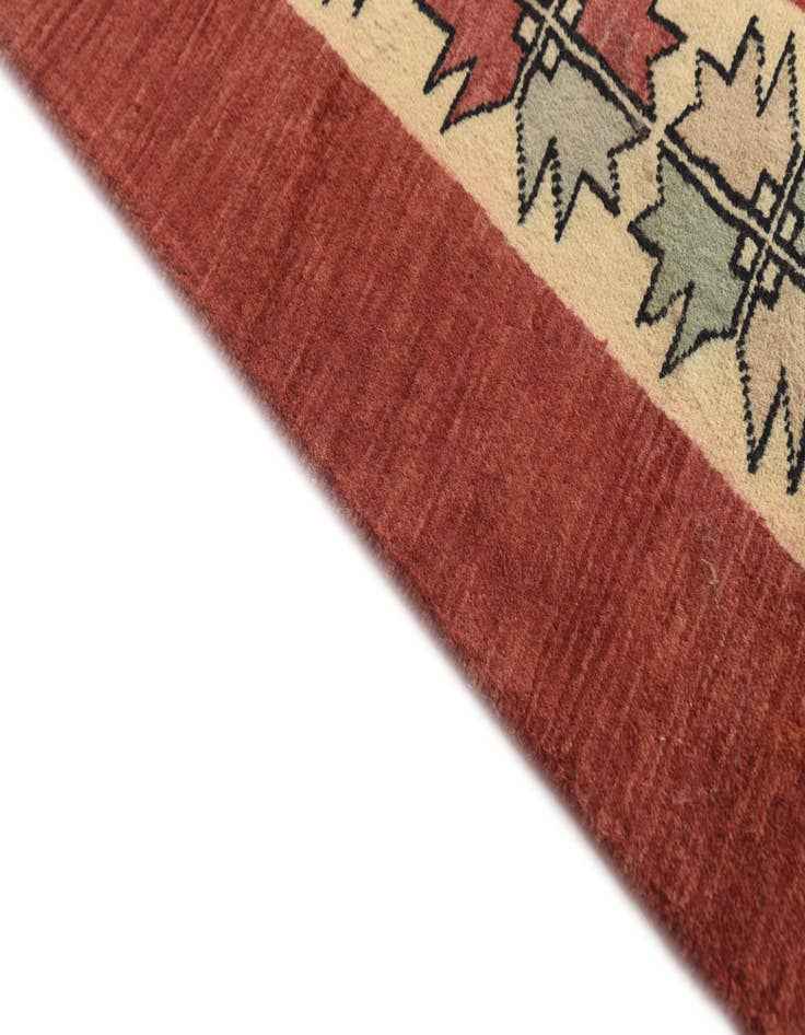 Detail image of 4' x 6' 4 Hand Knotted Kashkuli Gabbeh Oriental Wool Rug