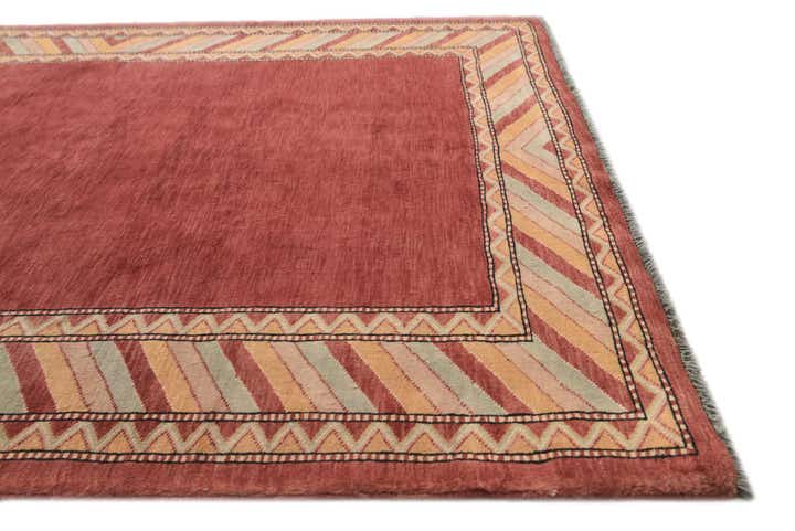 4' 3 x 6' 2 Hand Knotted Kashkuli Gabbeh Oriental Wool Rug