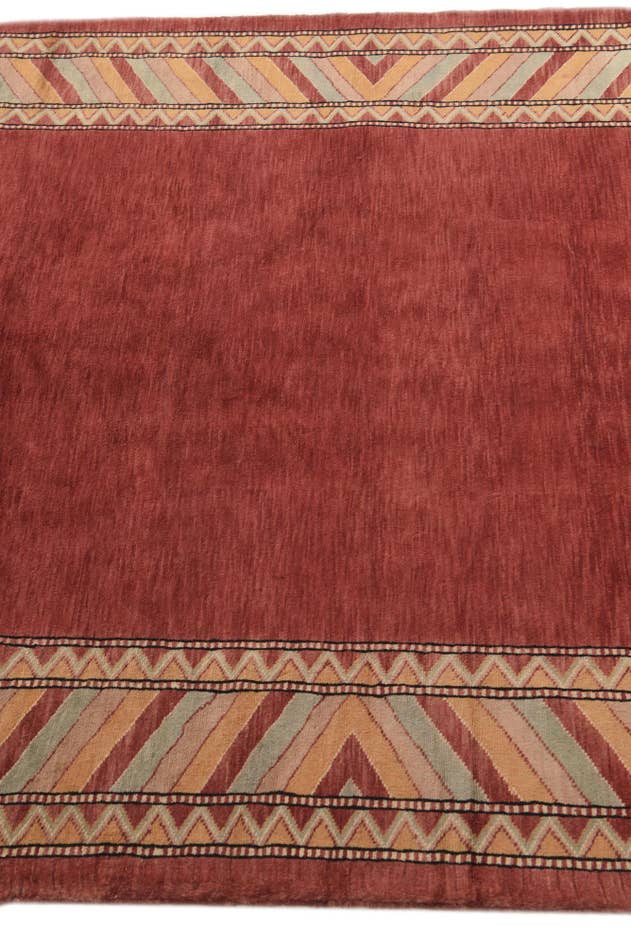 Detail image of 4' 3 x 6' 2 Hand Knotted Kashkuli Gabbeh Oriental Wool Rug