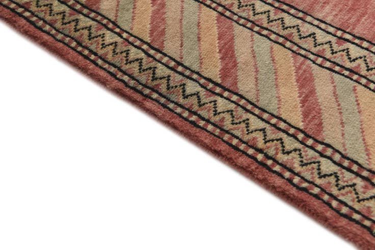 Detail image of 3' 2 x 5' Hand Knotted Kashkuli Gabbeh Oriental Wool Rug